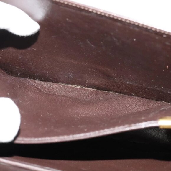 CELINE C Sulky Shoulder Bag Canvas Brown gold Auth - Picture 5 of 15